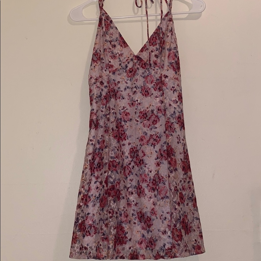 Floral lace dress